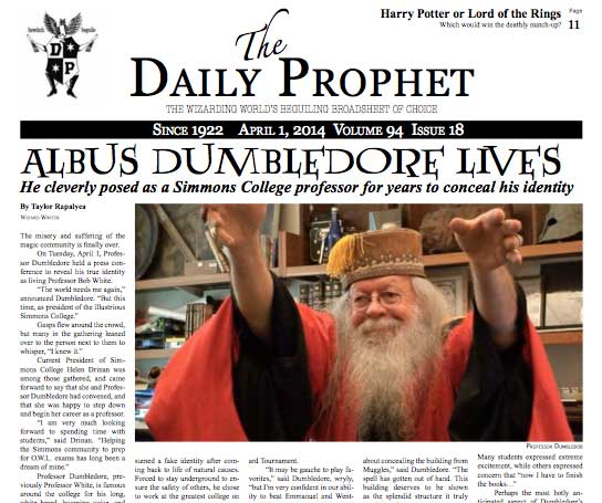 Issue 18: The Daily Prophet