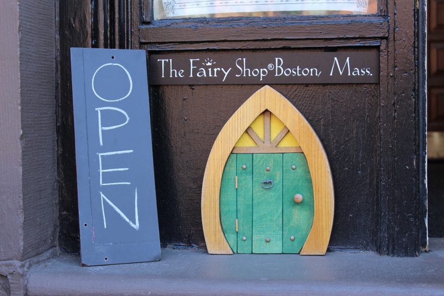 The hobbit-inspired entrance to the Fairy Shop