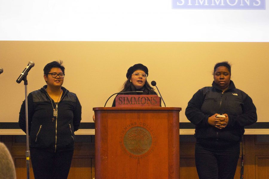 Student leaders speak on the Ten Demands