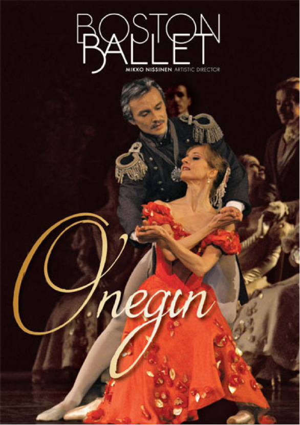 The playbill for Boston Ballets Onegin