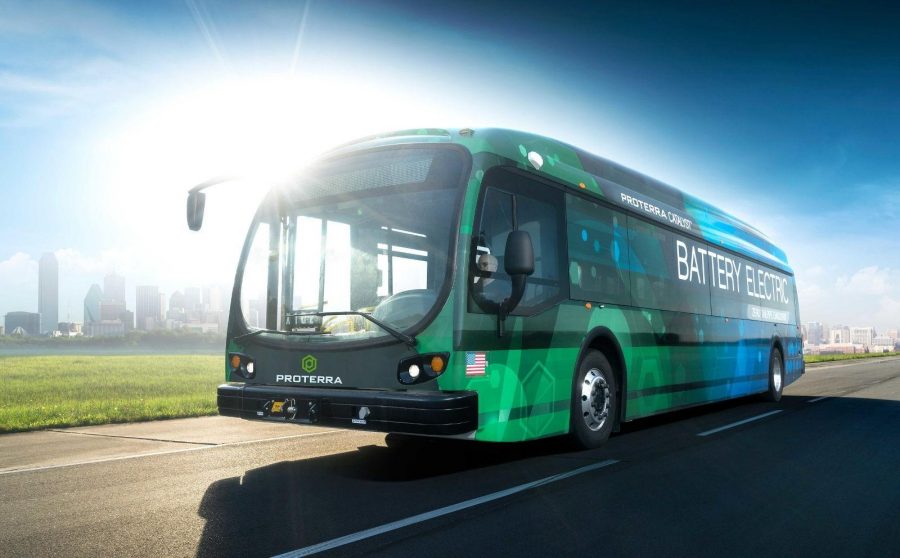New electric bus can go 350 miles on one charge