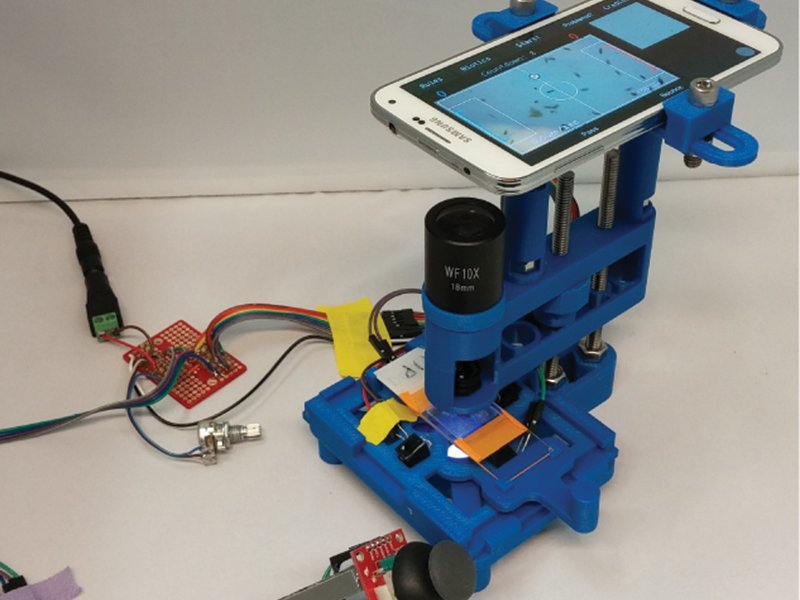 New 3D-printed microscope designed for smartphones