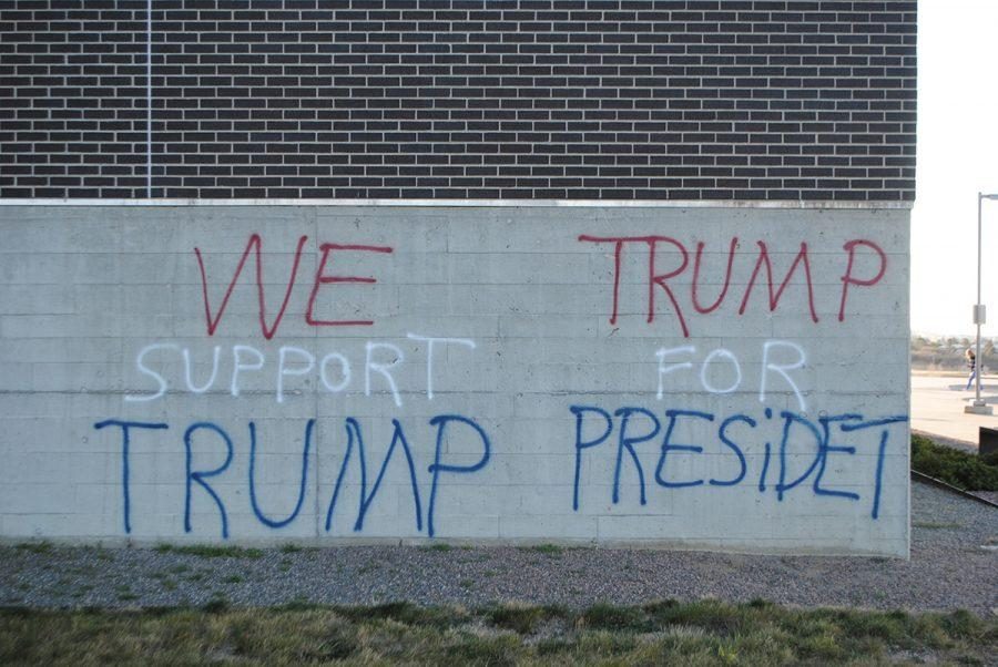 High schooler turns to vandalism to support Trump