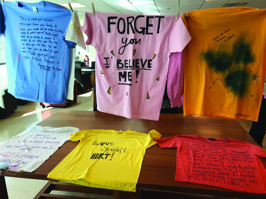Simmons hosts 20th annual Clothesline Project