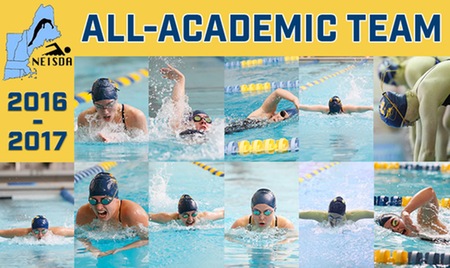 Swimming & diving lands 11 on NEISDA All-Academic Team