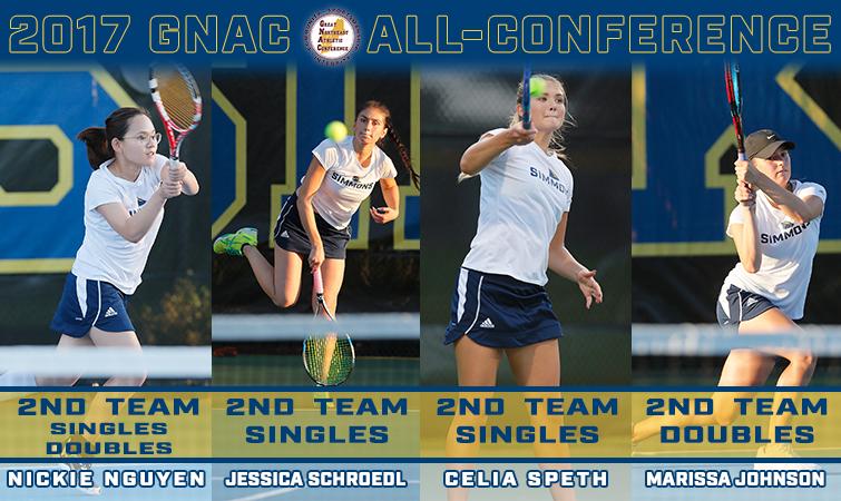 Tennis lands four on GNAC All-Conference Team