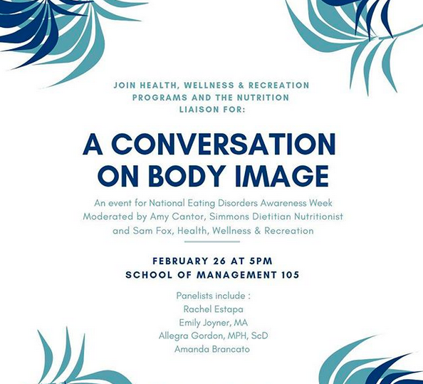 Simmons Wellness hosts A Conversation on Body Image