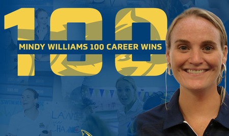 SwimDive Gives Williams Her 100th Career Coaching Victory in 180-120 Decision at Mount Holyoke